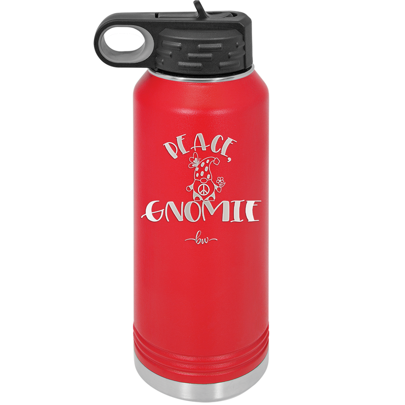 Peace Gnomie 1 - Laser Engraved Stainless Steel Drinkware - 2530 -
