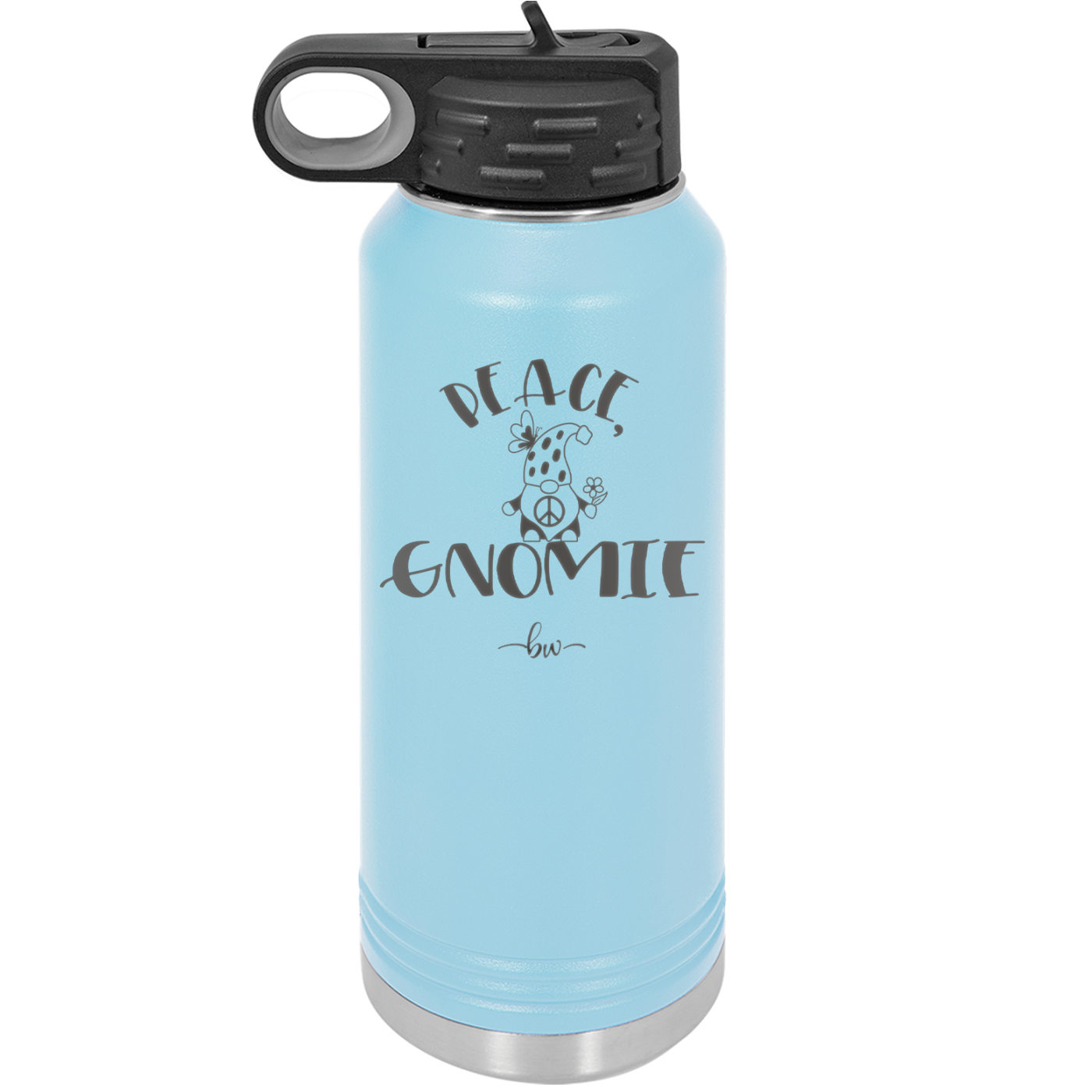 Peace Gnomie 1 - Laser Engraved Stainless Steel Drinkware - 2530 -