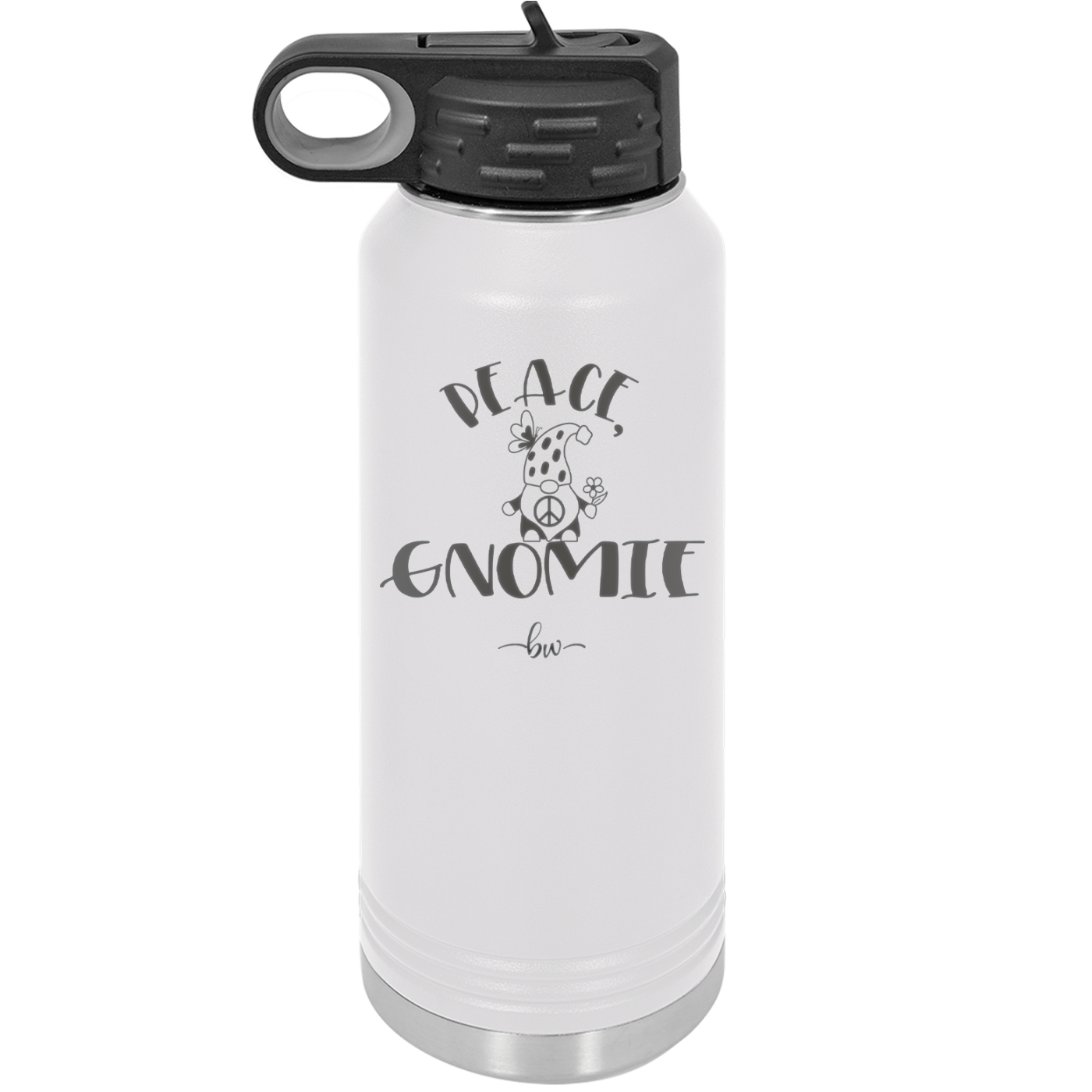 Peace Gnomie 1 - Laser Engraved Stainless Steel Drinkware - 2530 -