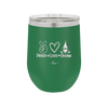 Peace Love Gnome - Laser Engraved Stainless Steel Drinkware - 2532 -