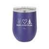 Peace Love Gnome - Laser Engraved Stainless Steel Drinkware - 2532 -
