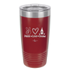 Peace Love Gnome - Laser Engraved Stainless Steel Drinkware - 2532 -