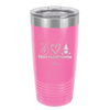 Peace Love Gnome - Laser Engraved Stainless Steel Drinkware - 2532 -