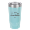 Peace Love Gnome - Laser Engraved Stainless Steel Drinkware - 2532 -