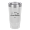 Peace Love Gnome - Laser Engraved Stainless Steel Drinkware - 2532 -