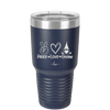 Peace Love Gnome - Laser Engraved Stainless Steel Drinkware - 2532 -