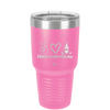Peace Love Gnome - Laser Engraved Stainless Steel Drinkware - 2532 -
