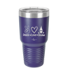 Peace Love Gnome - Laser Engraved Stainless Steel Drinkware - 2532 -