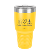Peace Love Gnome - Laser Engraved Stainless Steel Drinkware - 2532 -