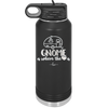 Gnome is Where the Heart is 1 - Laser Engraved Stainless Steel Drinkware - 2539 -