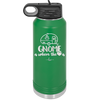 Gnome is Where the Heart is 1 - Laser Engraved Stainless Steel Drinkware - 2539 -