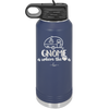 Gnome is Where the Heart is 1 - Laser Engraved Stainless Steel Drinkware - 2539 -