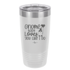 Gnome Body Loves You Like I Do - Laser Engraved Stainless Steel Drinkware - 2546 -