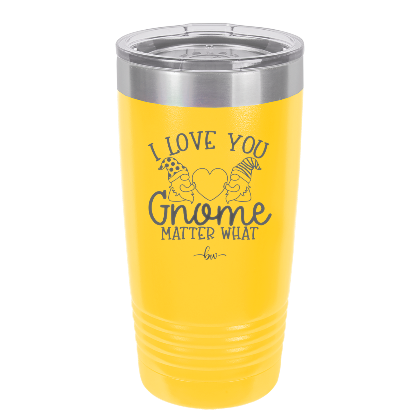 I Love You Gnome Matter What 2 - Laser Engraved Stainless Steel Drinkware - 2548 -