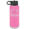 I Love You Gnome Matter What 2 - Laser Engraved Stainless Steel Drinkware - 2548 -