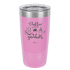 Chillin with My Gnomies - Laser Engraved Stainless Steel Drinkware - 2551 -