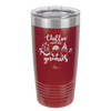Chillin with My Gnomies - Laser Engraved Stainless Steel Drinkware - 2551 -