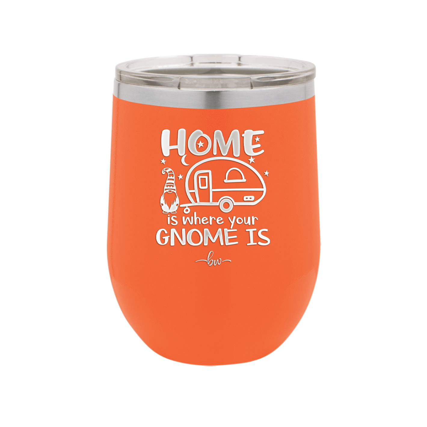 Home is Where Your Gnome is - Laser Engraved Stainless Steel Drinkware - 2552 -