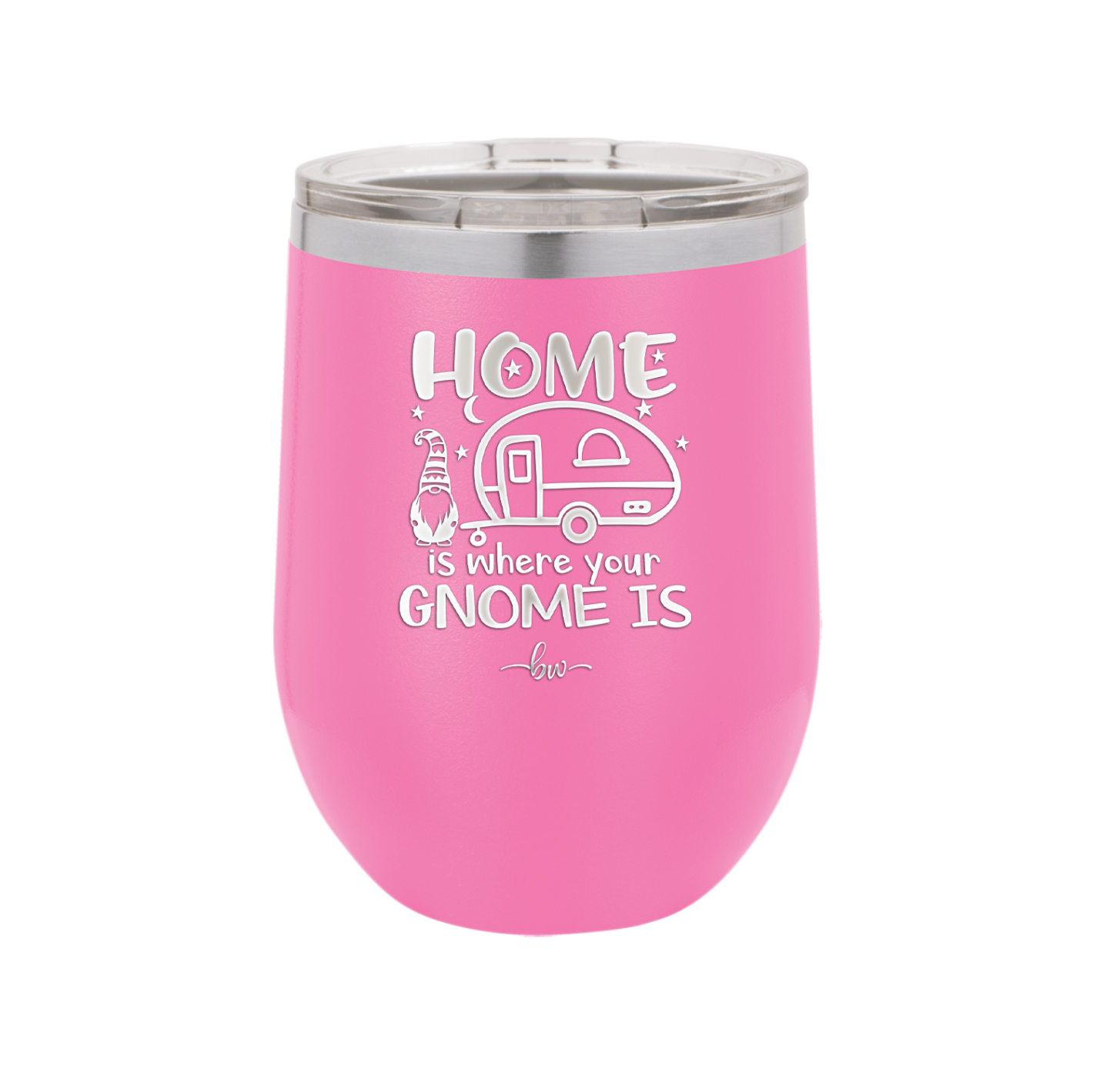 Home is Where Your Gnome is - Laser Engraved Stainless Steel Drinkware - 2552 -