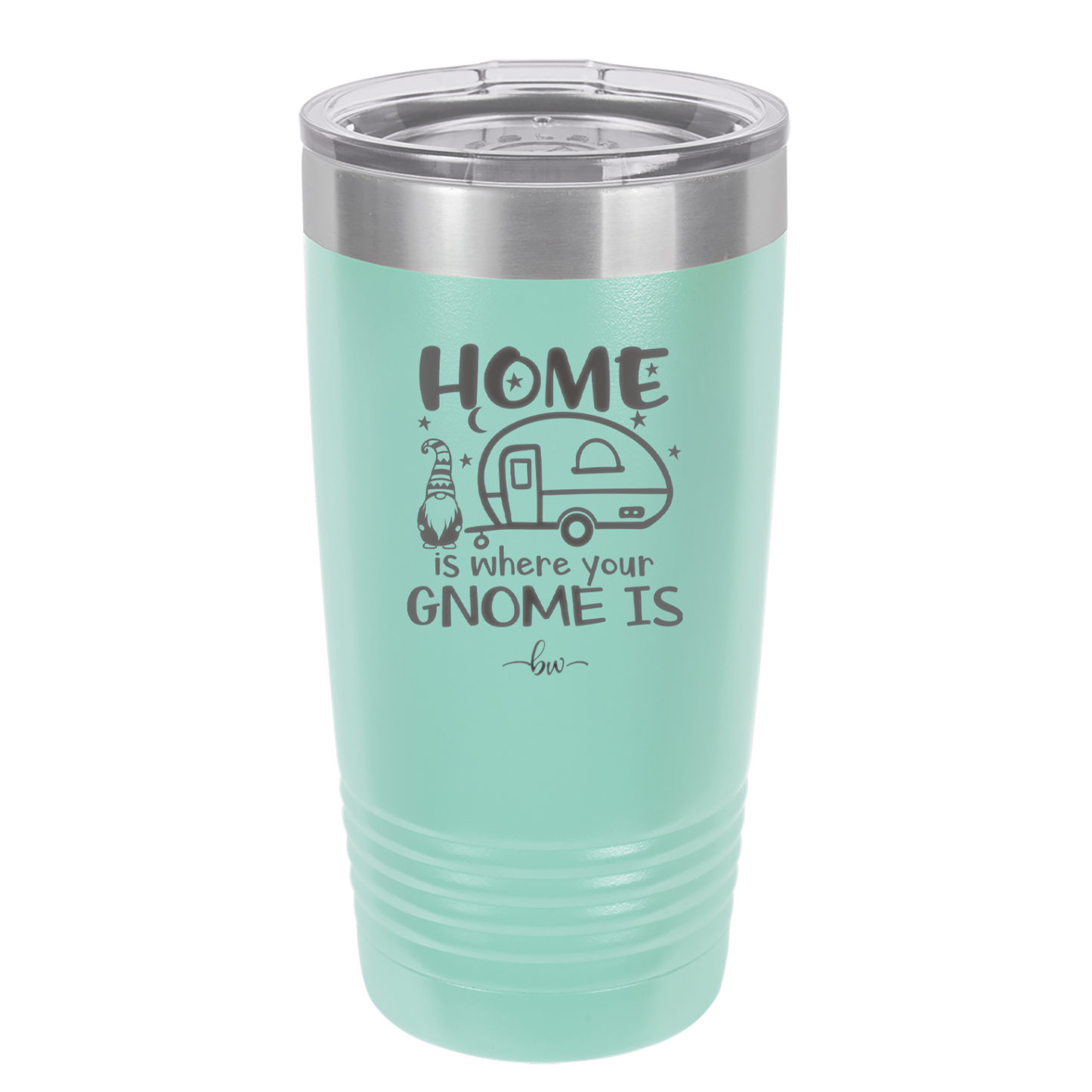 Home is Where Your Gnome is - Laser Engraved Stainless Steel Drinkware - 2552 -