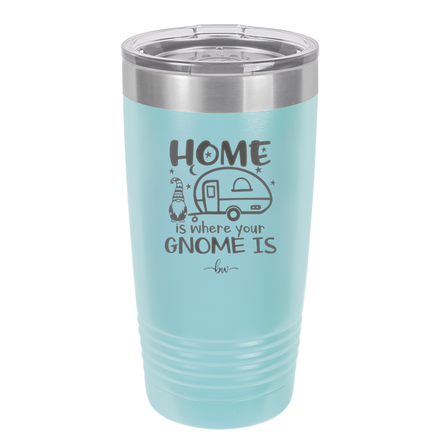 Home is Where Your Gnome is - Laser Engraved Stainless Steel Drinkware - 2552 -