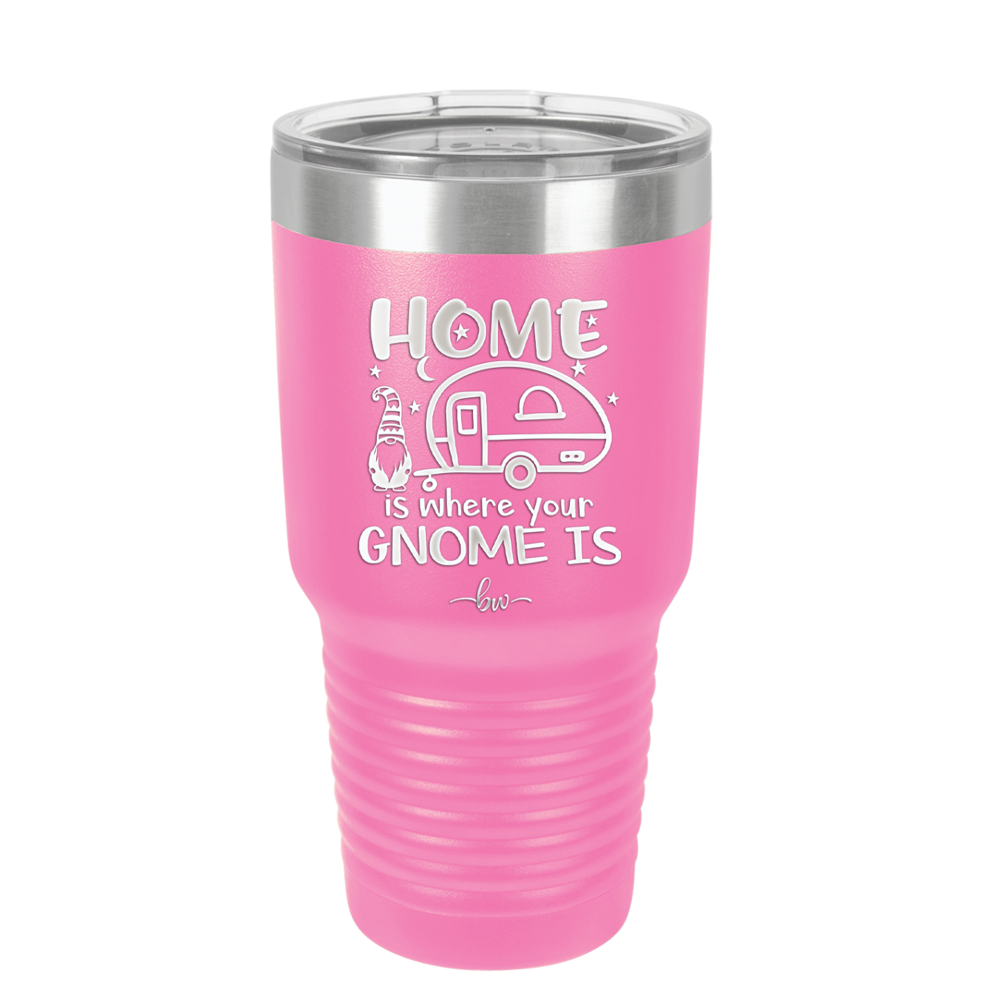 Home is Where Your Gnome is - Laser Engraved Stainless Steel Drinkware - 2552 -