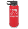 Home is Where Your Gnome is - Laser Engraved Stainless Steel Drinkware - 2552 -