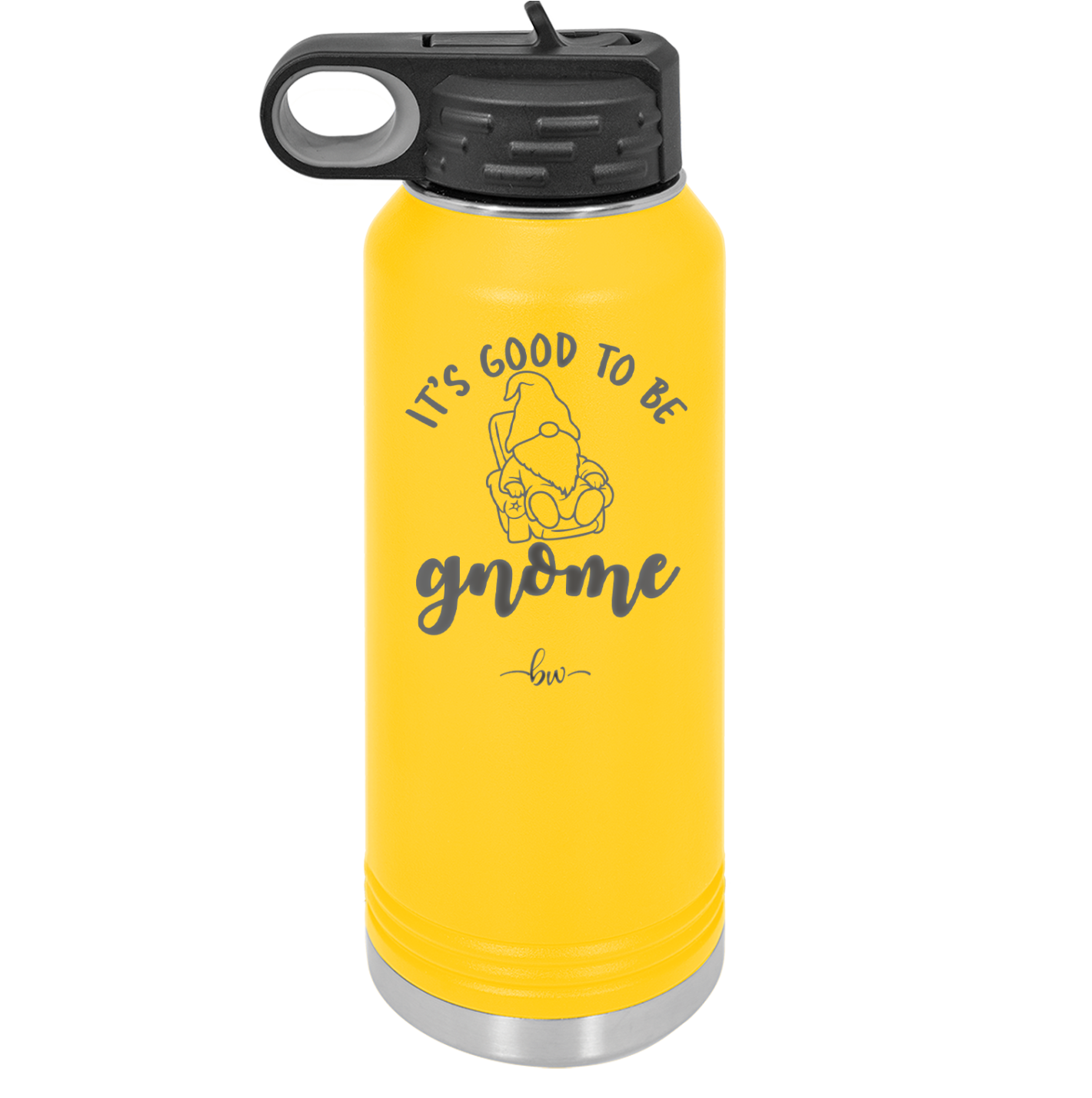 It's Good to Be Gnome 2 - Laser Engraved Stainless Steel Drinkware - 2554 -