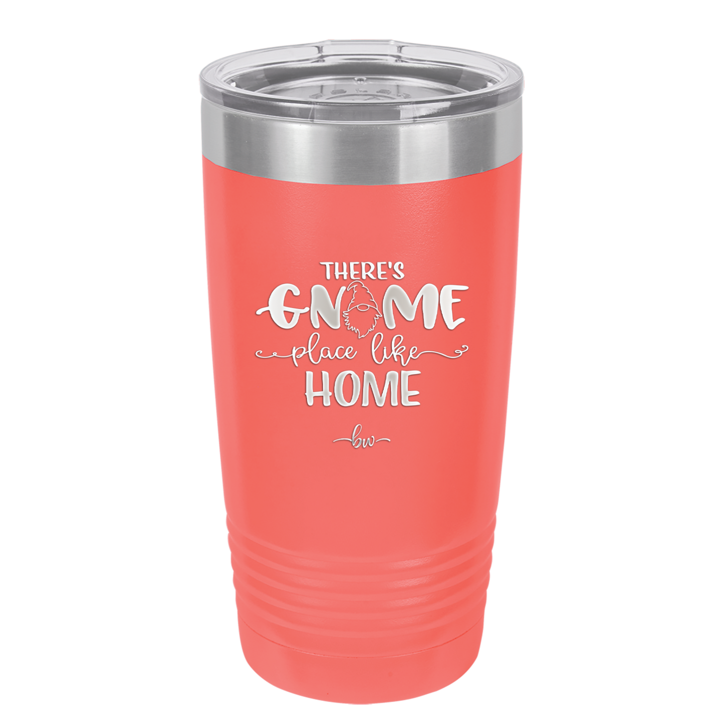 There's Gnome Place Like Home 1 - Laser Engraved Stainless Steel Drinkware - 2555 -