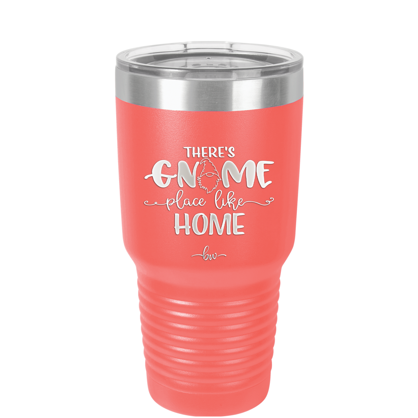 There's Gnome Place Like Home 1 - Laser Engraved Stainless Steel Drinkware - 2555 -
