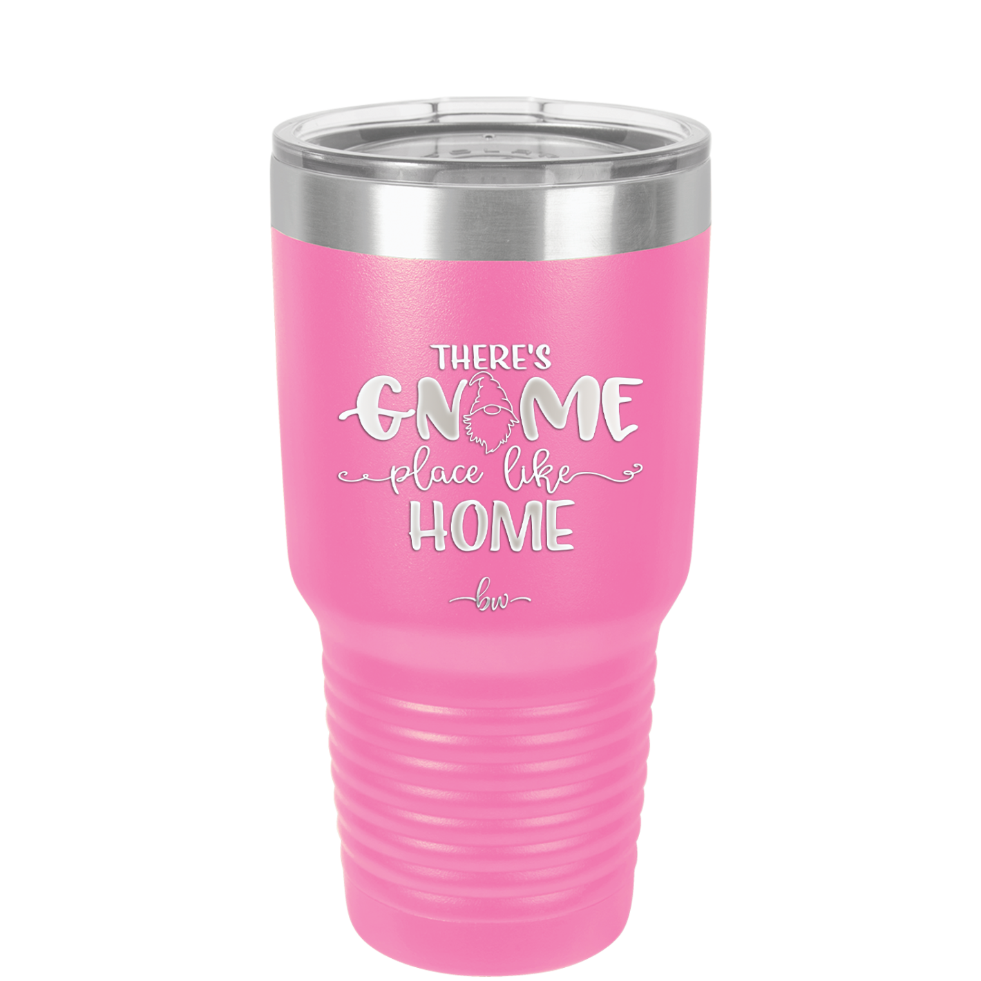 There's Gnome Place Like Home 1 - Laser Engraved Stainless Steel Drinkware - 2555 -