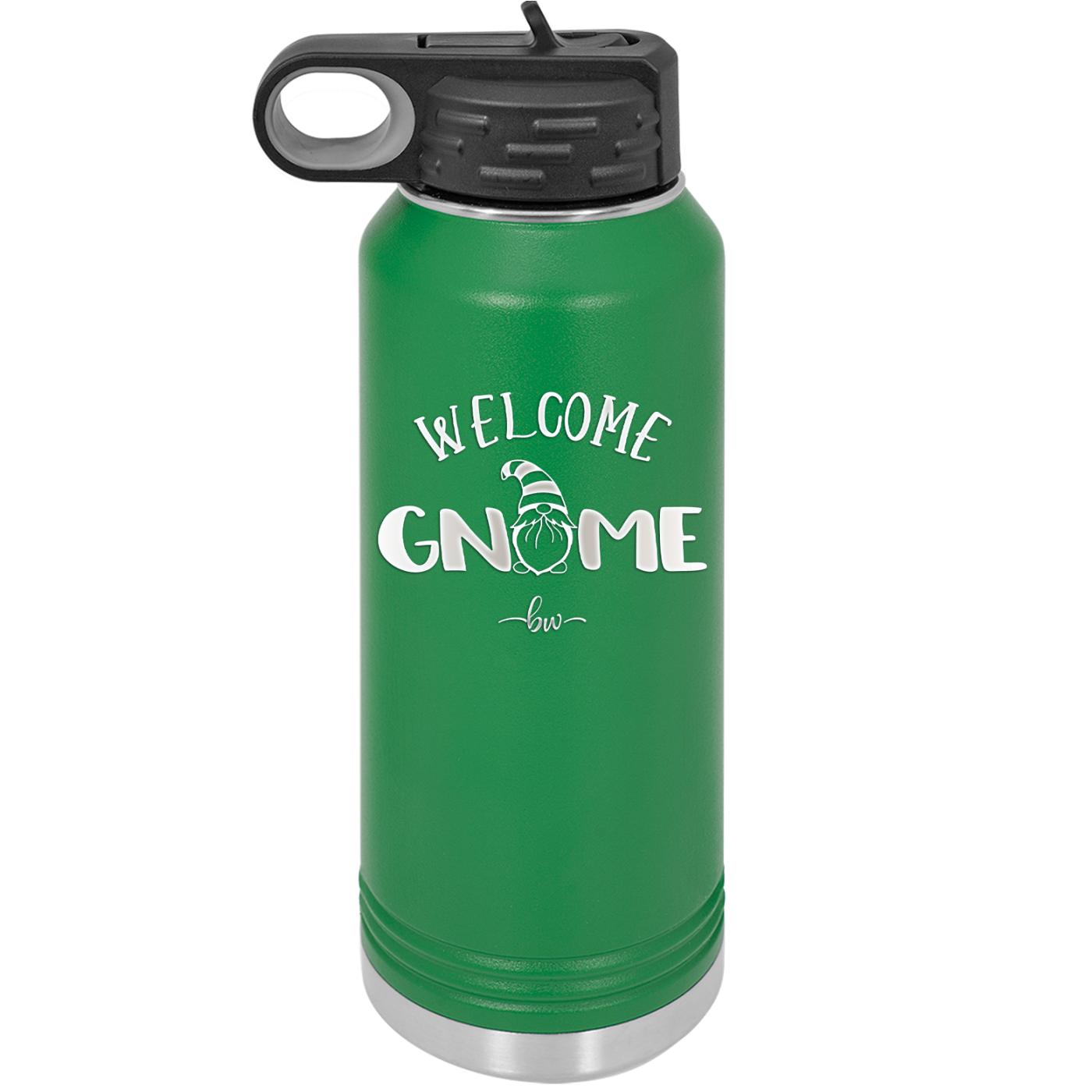 Welcome Gnome 1 - Laser Engraved Stainless Steel Drinkware - 2557 -