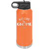 Welcome Gnome 1 - Laser Engraved Stainless Steel Drinkware - 2557 -