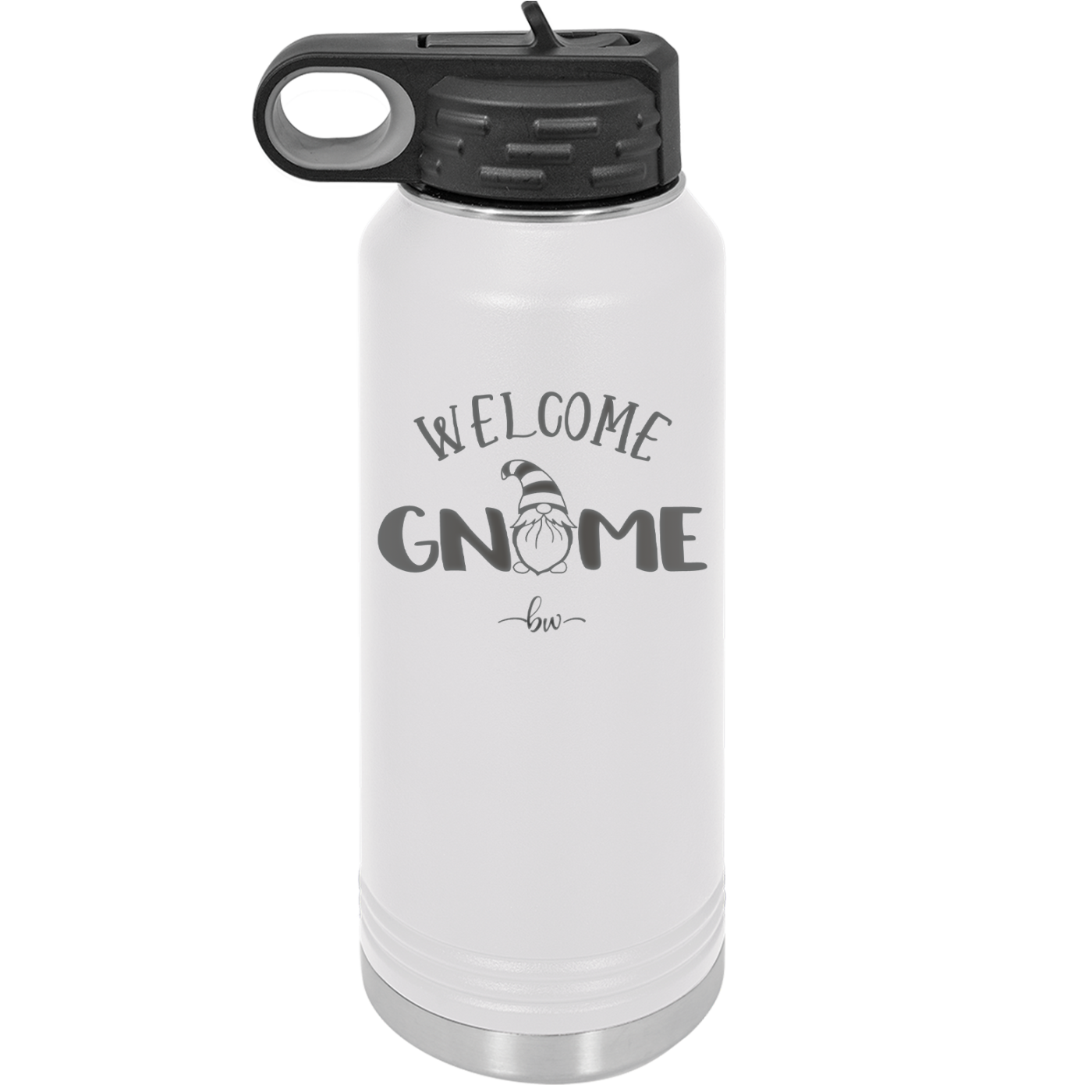 Welcome Gnome 1 - Laser Engraved Stainless Steel Drinkware - 2557 -
