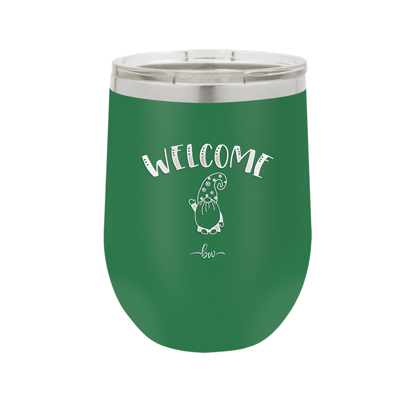 Welcome Gnome 2 - Laser Engraved Stainless Steel Drinkware - 2558 -