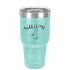 Welcome Gnome 2 - Laser Engraved Stainless Steel Drinkware - 2558 -