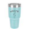 Welcome Gnome 2 - Laser Engraved Stainless Steel Drinkware - 2558 -