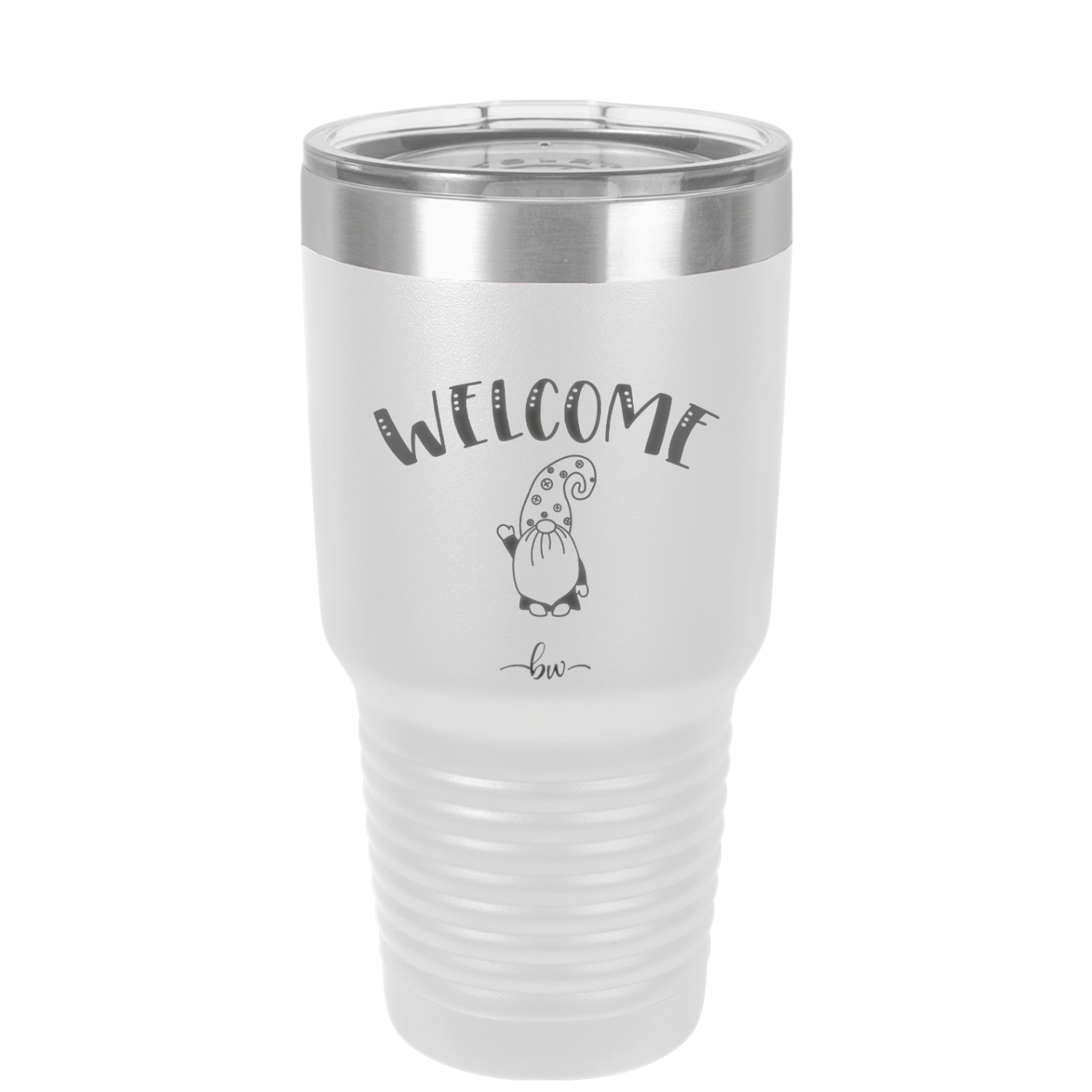 Welcome Gnome 2 - Laser Engraved Stainless Steel Drinkware - 2558 -
