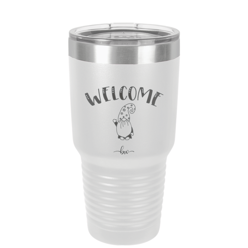 Welcome Gnome 2 - Laser Engraved Stainless Steel Drinkware - 2558 -