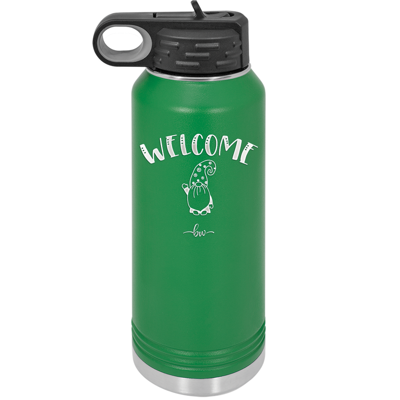 Welcome Gnome 2 - Laser Engraved Stainless Steel Drinkware - 2558 -