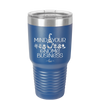 Mind Your Gnome Business 1 - Laser Engraved Stainless Steel Drinkware - 2561 -