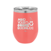 Mind Your Gnome Business 2 - Laser Engraved Stainless Steel Drinkware - 2562 -