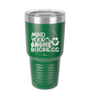 Mind Your Gnome Business 2 - Laser Engraved Stainless Steel Drinkware - 2562 -