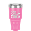 Mind Your Gnome Business 2 - Laser Engraved Stainless Steel Drinkware - 2562 -