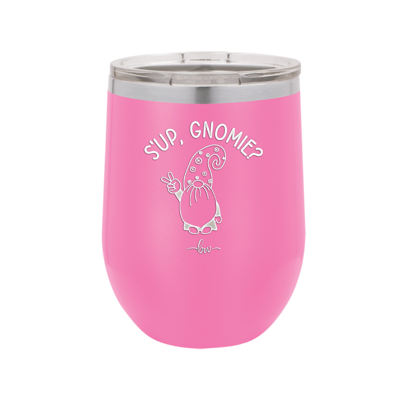 S'up Gnomie 1 - Laser Engraved Stainless Steel Drinkware - 2565 -