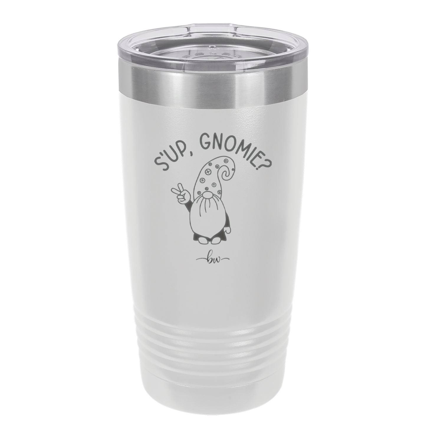 S'up Gnomie 1 - Laser Engraved Stainless Steel Drinkware - 2565 -