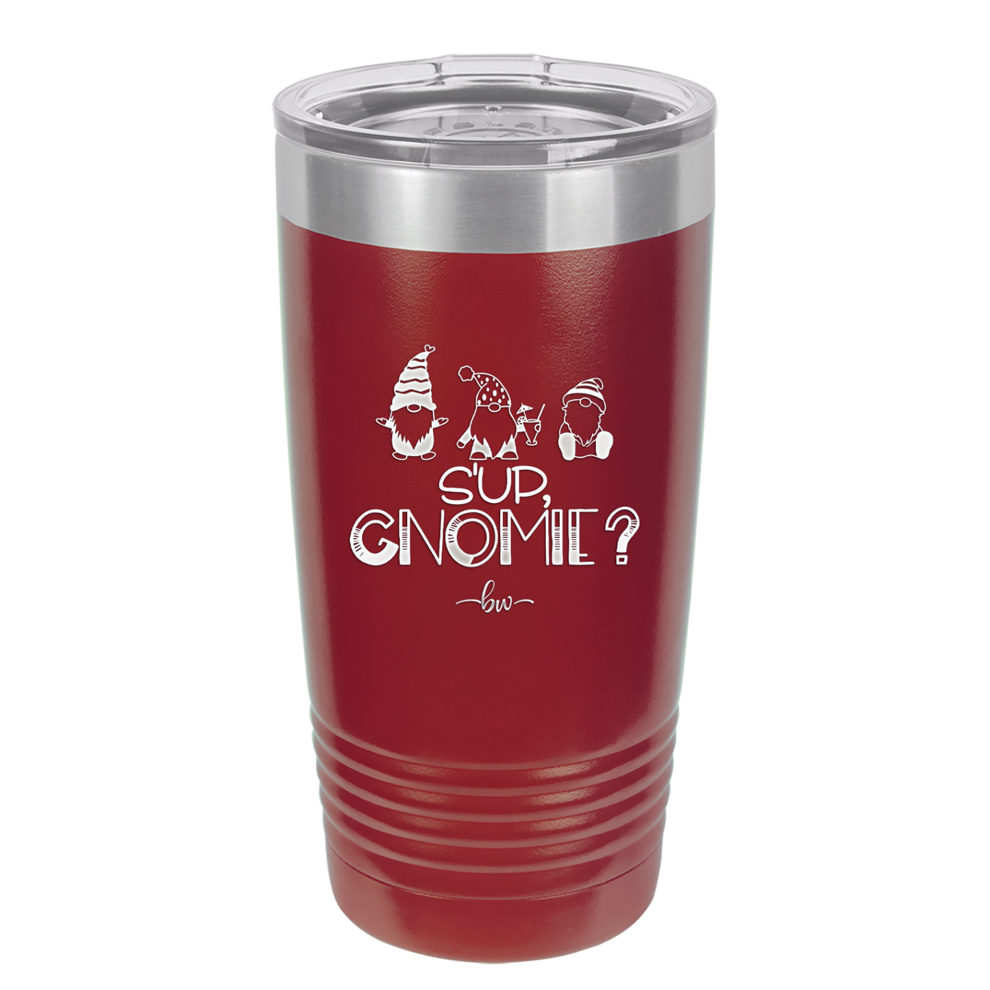 S'up Gnomie 2 - Laser Engraved Stainless Steel Drinkware - 2566 -