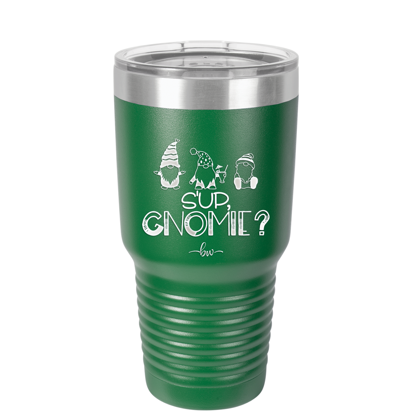 S'up Gnomie 2 - Laser Engraved Stainless Steel Drinkware - 2566 -