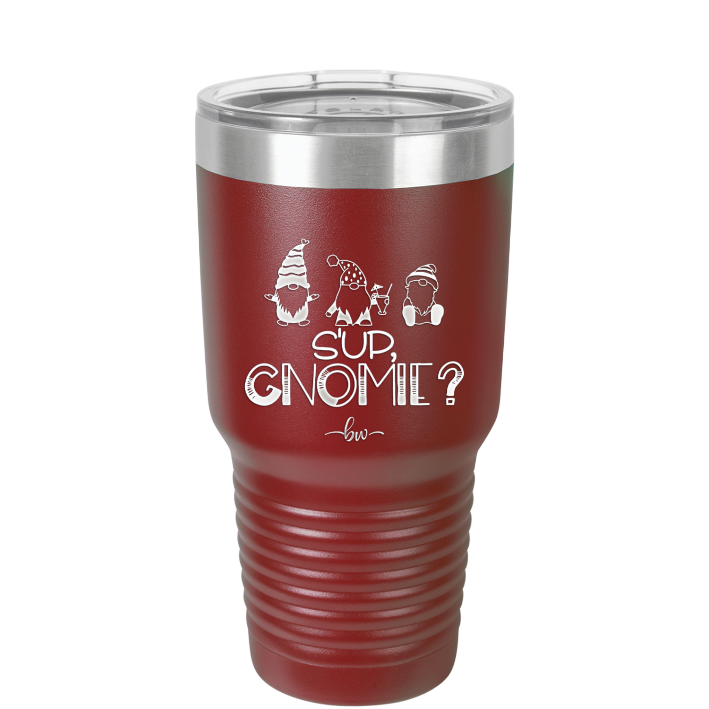 S'up Gnomie 2 - Laser Engraved Stainless Steel Drinkware - 2566 -