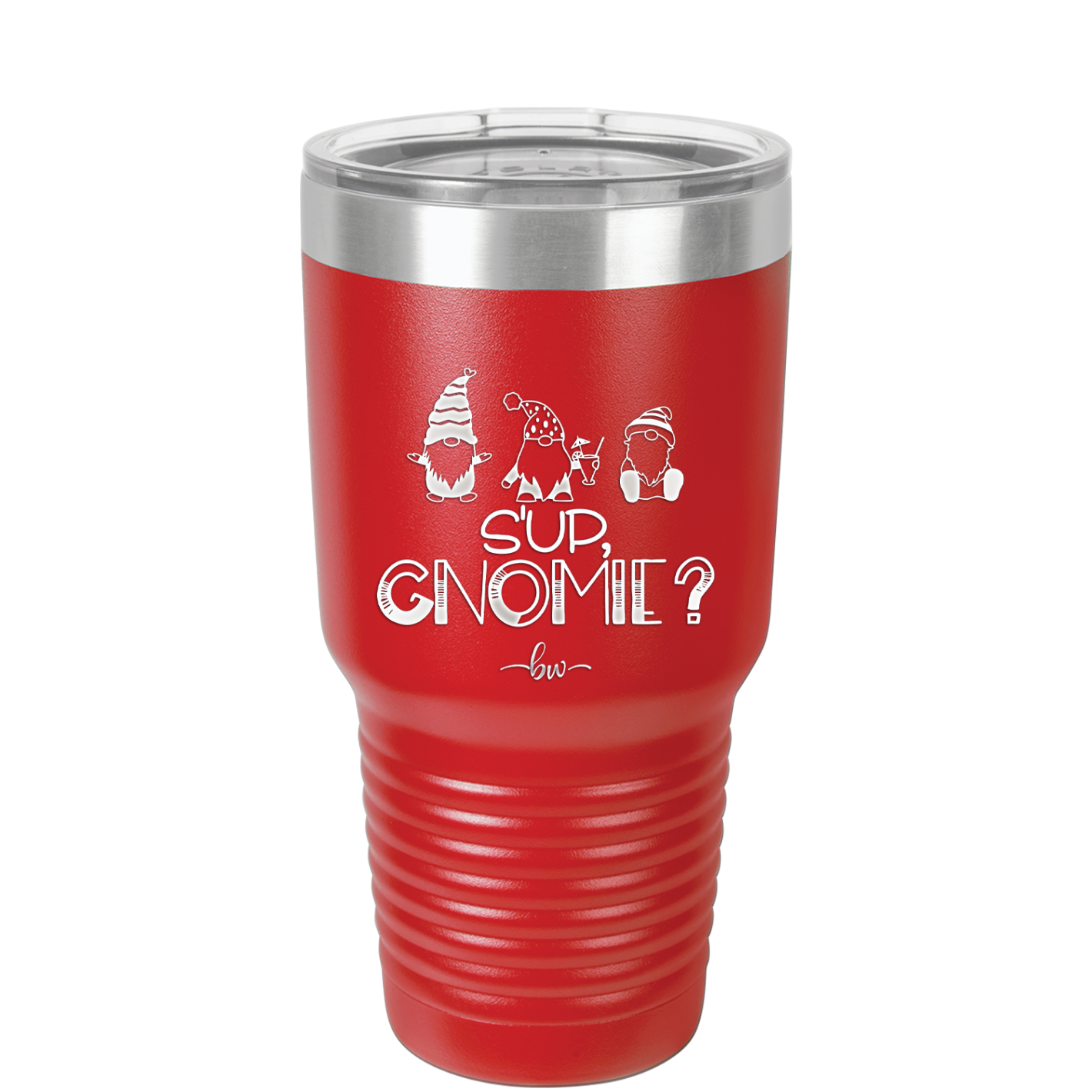 S'up Gnomie 2 - Laser Engraved Stainless Steel Drinkware - 2566 -